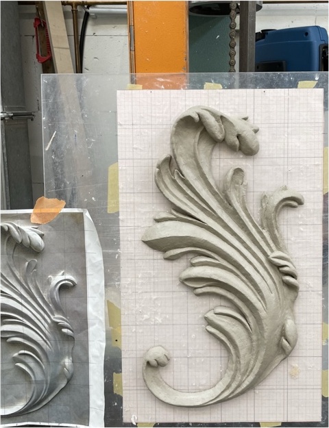 Gilded final ornament